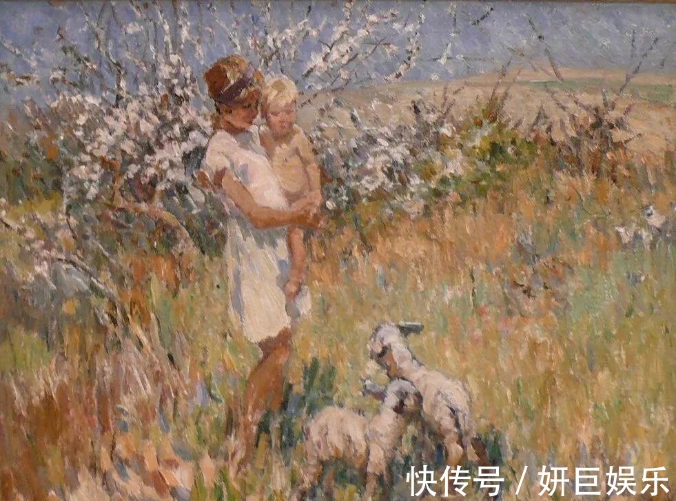 会员!20世纪英国最伟大的女画家之一多萝西娅·夏普油画作品欣赏