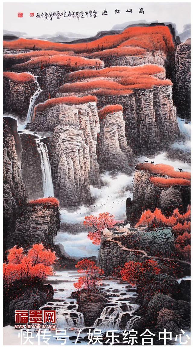 山水画|中国山水画欣赏 定格在宣纸上的秋天美景