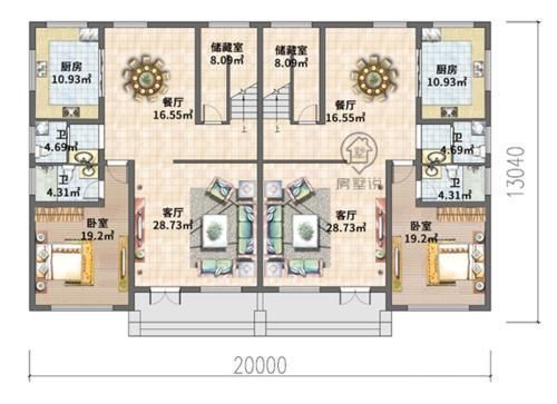 卧室|别墅设计:风情别样的双拼欧式三层,归乡游子最念念不忘的还是TA!