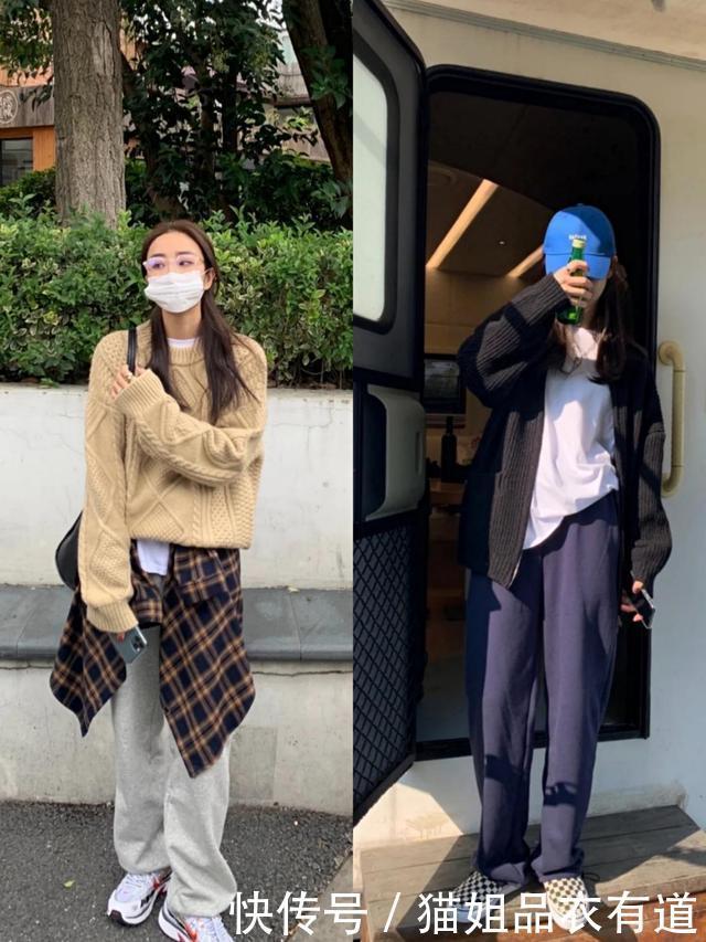 把阔腿裤丢一边吧,今冬穿上慵懒帅气的运动裤,显高显瘦超百搭