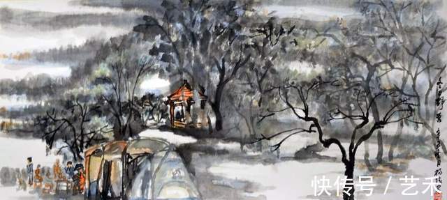 东莞市#画家杨俊——山水自然清雅,温婉柔情作品选