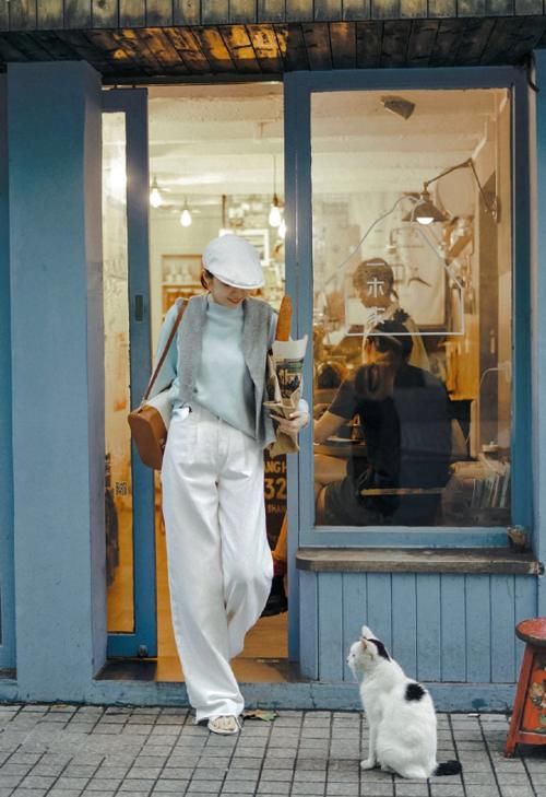 时尚博主三木母女示范优衣库穿搭，基础款搭配好清新，温柔且优雅