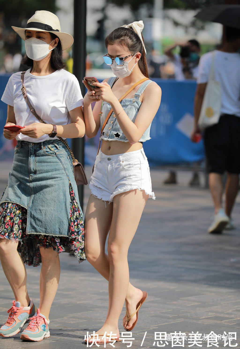 牛仔衣|微胖女孩的日常穿搭，休闲显瘦牛仔短裤，让造型轻松变好看