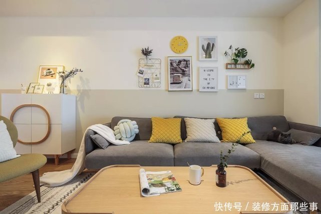 墙面|112平简约风三居室,这样设计建筑结构也成为空间的一大特色