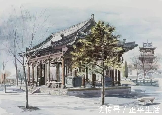 旅美$旅美水彩艺术家李民笔下的中国风景画!他用艺术诠释“家”的味道