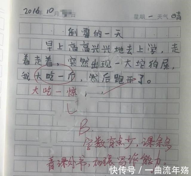 小学生作文太实在，老师给100分，家长你们师徒联合欺负我啊！