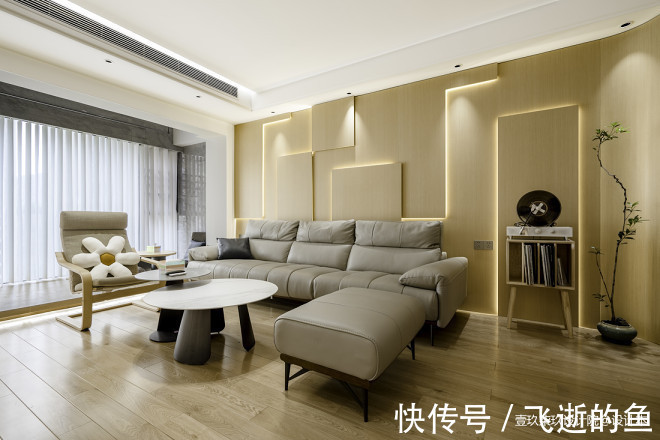 灯带|127㎡现代日式-家里有小孩的务必要看!