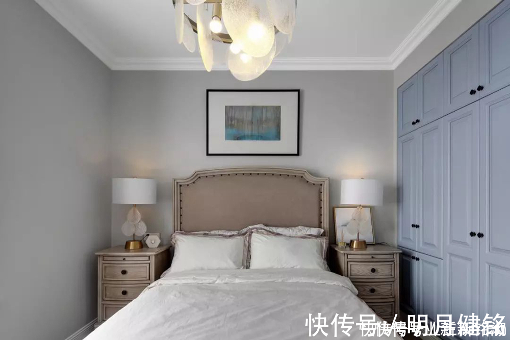 电控柜|大房型想设计美式轻奢风格,187平的大平层这样设计,优雅高品质