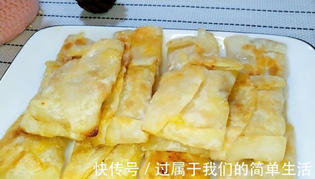 猪腩|早餐,面包馒头不如它,不用揉面,平底锅一煎,5分钟出锅