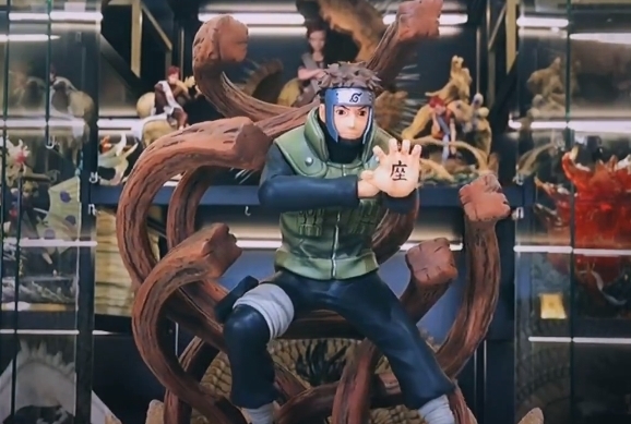 柱间|火影大和木遁手办,看到手心的“座”字,难怪只搞建筑