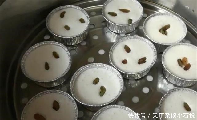 一斤大米半斤奶,教你在家做健康的大米糕,蓬松香甜比蛋糕好吃