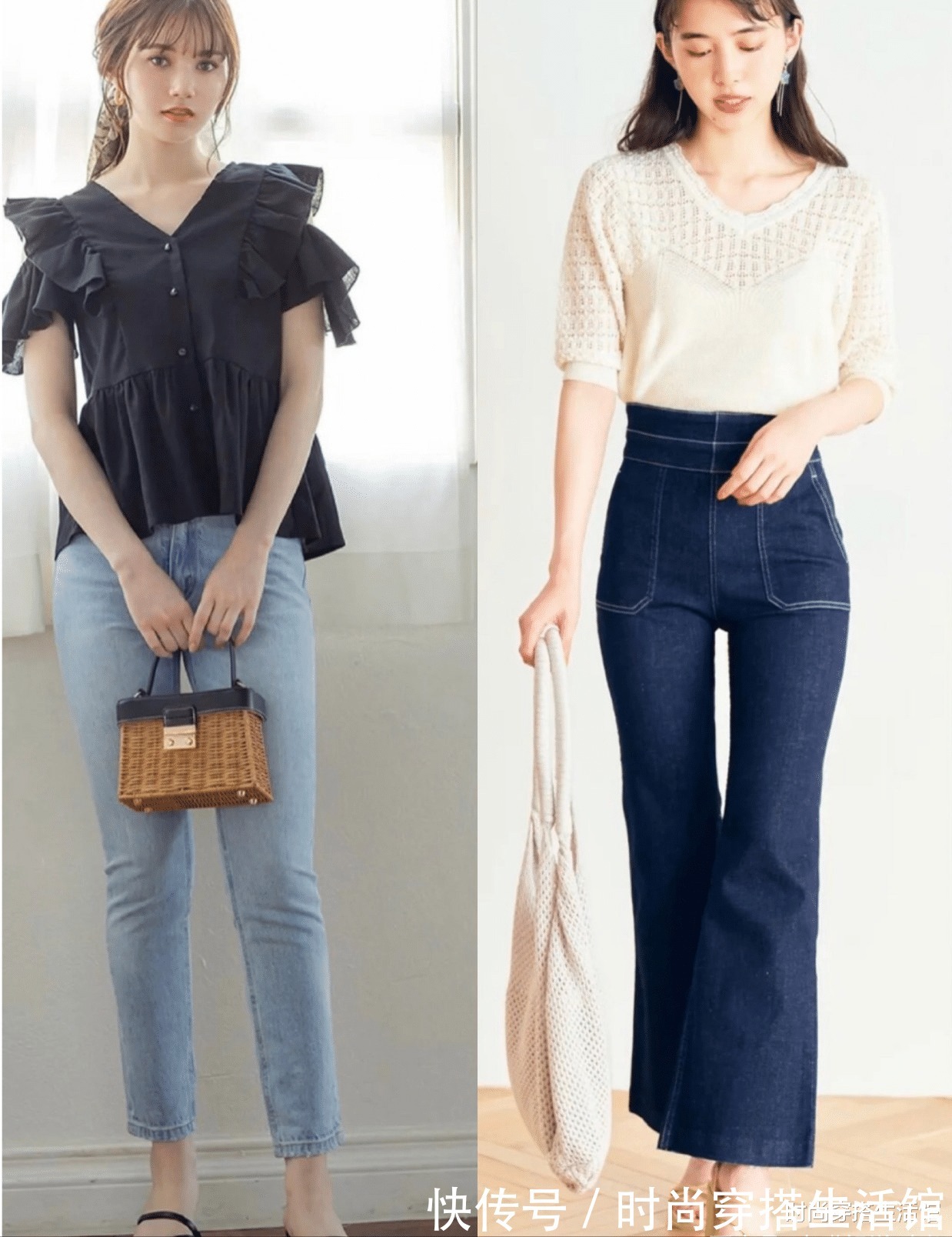 白色衬衫|穿“牛仔裤”的时候,如果搭配上衣?这些实用搭配技巧,值得借鉴