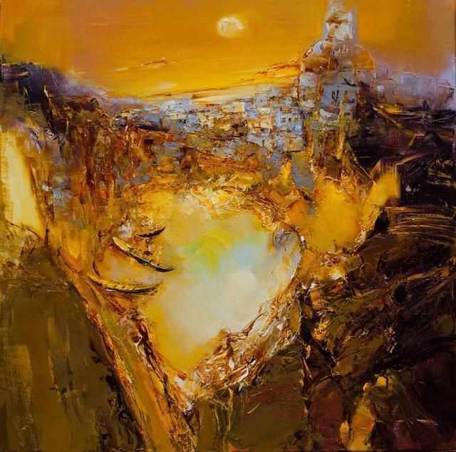 艺术学院！奔放的心：俄罗斯女画家安捷利卡超凡脱俗、别具一格的油画作品