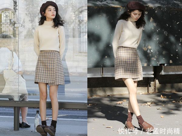简约的半身裙除了能带给你女人味,还能带给你更多的时尚造型