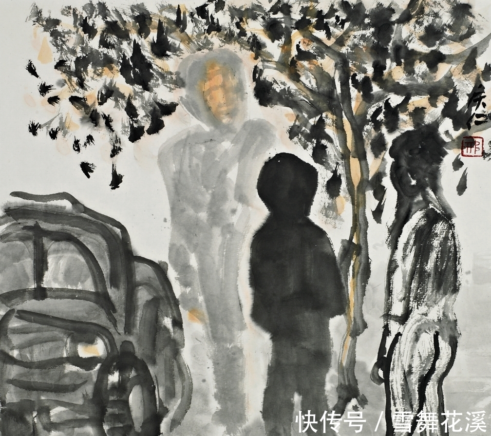 人物画$放下别人就是自己|邢庆仁人物画