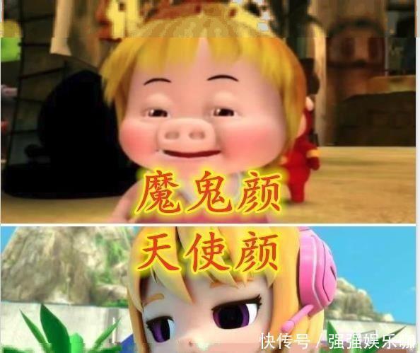 武战道|5个童年女神的变化:天使颜VS魔鬼颜,只有猪猪侠的她变好看