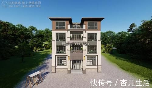四层|11.3×11.7米新中式四层别墅,4个客厅这样的户型喜欢吗