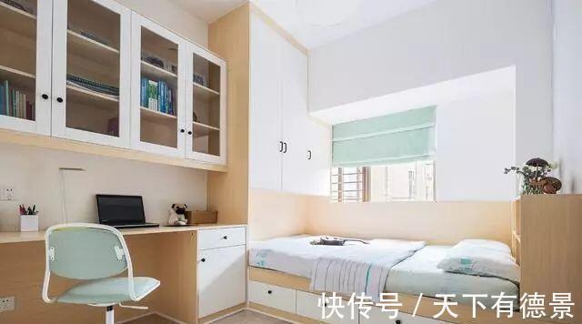 两居室|闺蜜的90㎡北欧两居室，全包14万，卫生间清爽的色调，非常不错