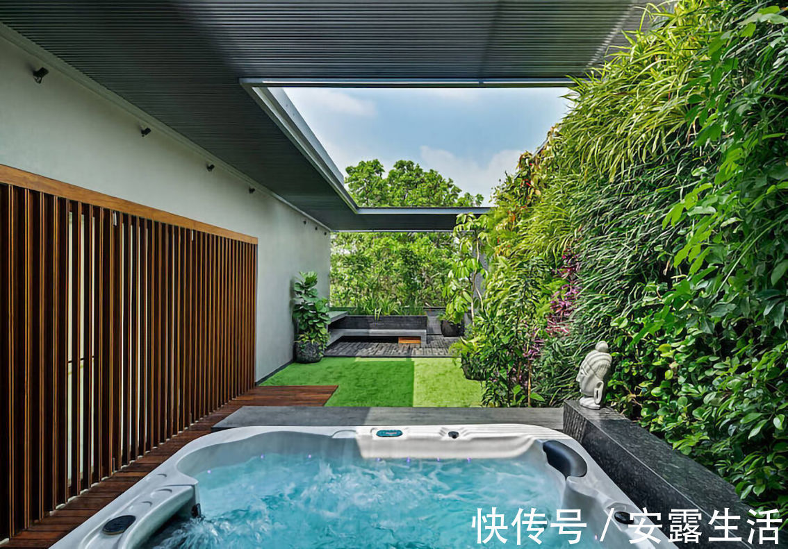 极简|印度富人区的510㎡自建豪宅,悬空花园,天井泳池,很有特色