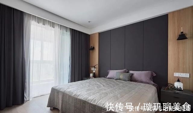 次卧|一样的80㎡,他家装修出的效果为什么这么宽敞,超大客厅真棒!