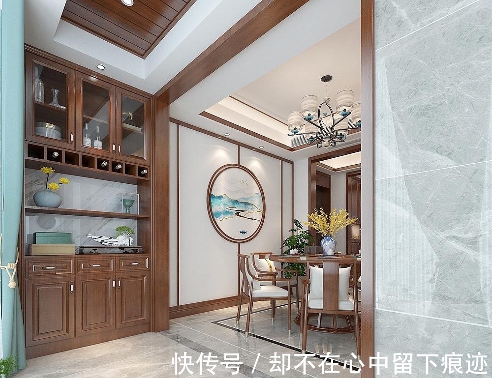 餐厅|新中式风这样装,优雅又有格调,有品位又精致,让人看了爱不释手