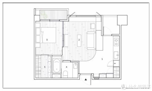 小空间|生活艺术家 篇二十八：成都夫妻的45㎡婚房火了，坚持一体式布局，却有藏不住的高级感