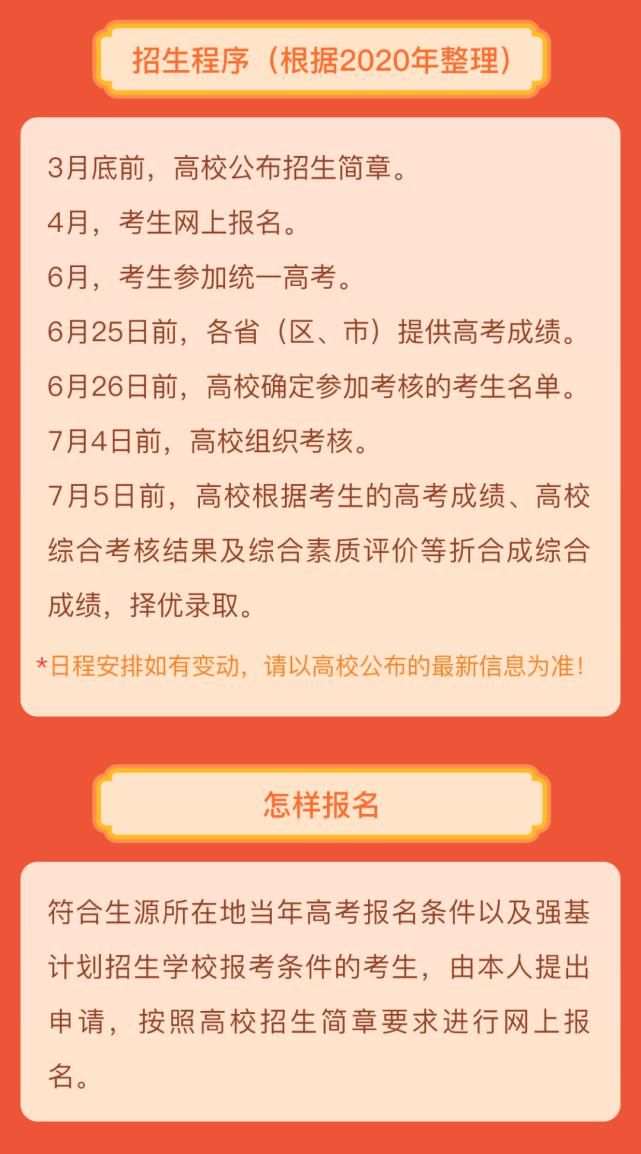 强基计划来了！和高考有什么区别？一图教你读懂！