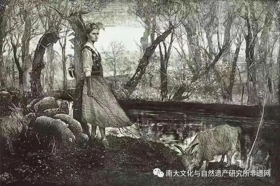 胡杨林|寅虎迎春 —— 新疆老美术家作品网络联展