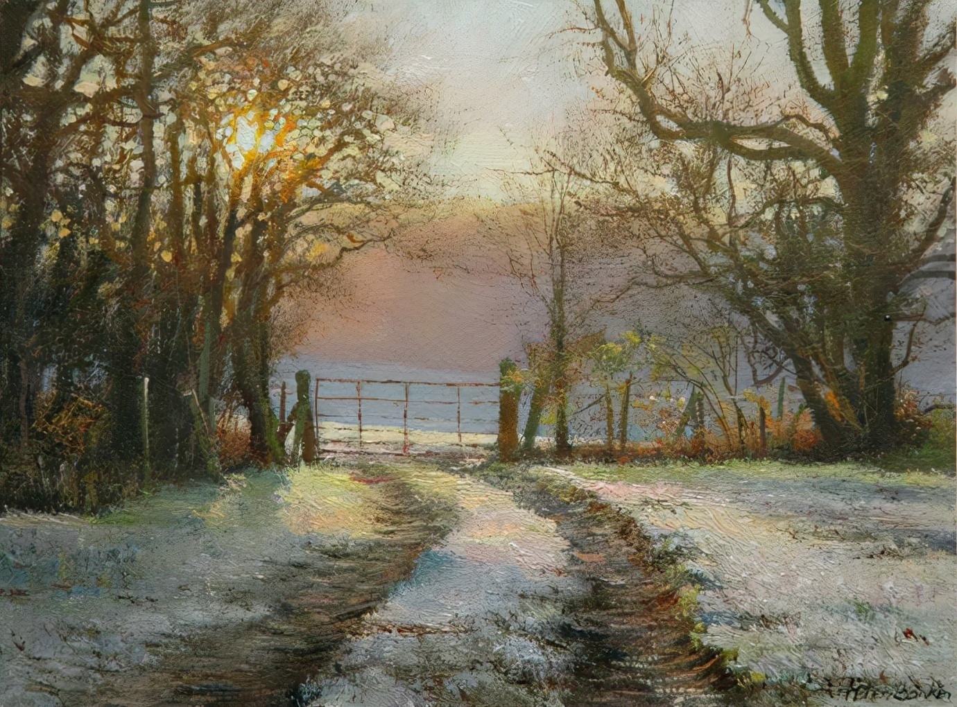 Peter#英国Peter Barker油画风景(二)