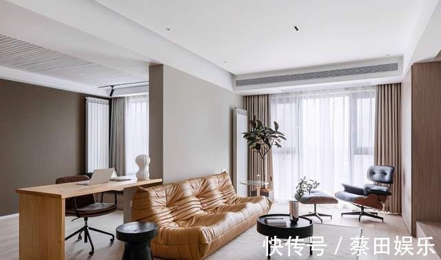 大开间|87㎡小三居也有大开间,这才是家中的高级场面,简约而不简单