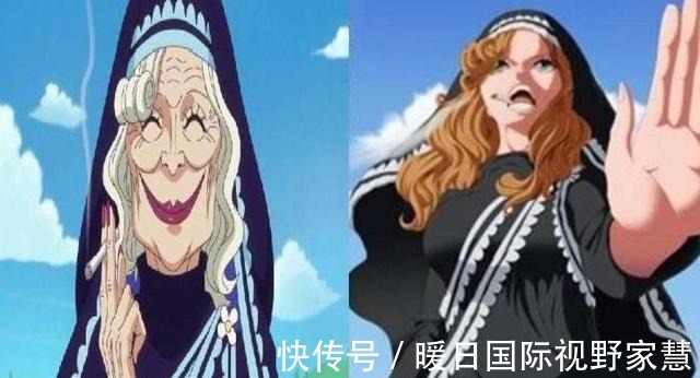 老太婆|海贼王时间真是把杀猪刀!这七位大妈年轻时谁也不比娜美差