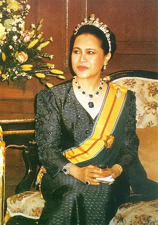 太后#诗妮娜嘚瑟了一身苹果绿亮相,戴太后的蓝宝石,有诗丽吉的风韵