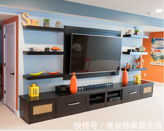 效果图|简欧电视背景墙装修效果图 让你家客厅美到爆