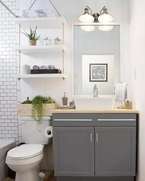 柜子|利用好马桶上方的1㎡,在马桶上装个架子,卫生间瞬间大了5㎡