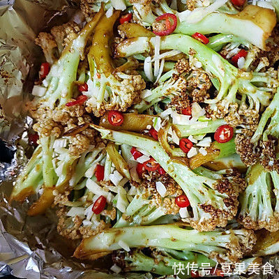 做法简单零失败的健康美味空气炸菜花