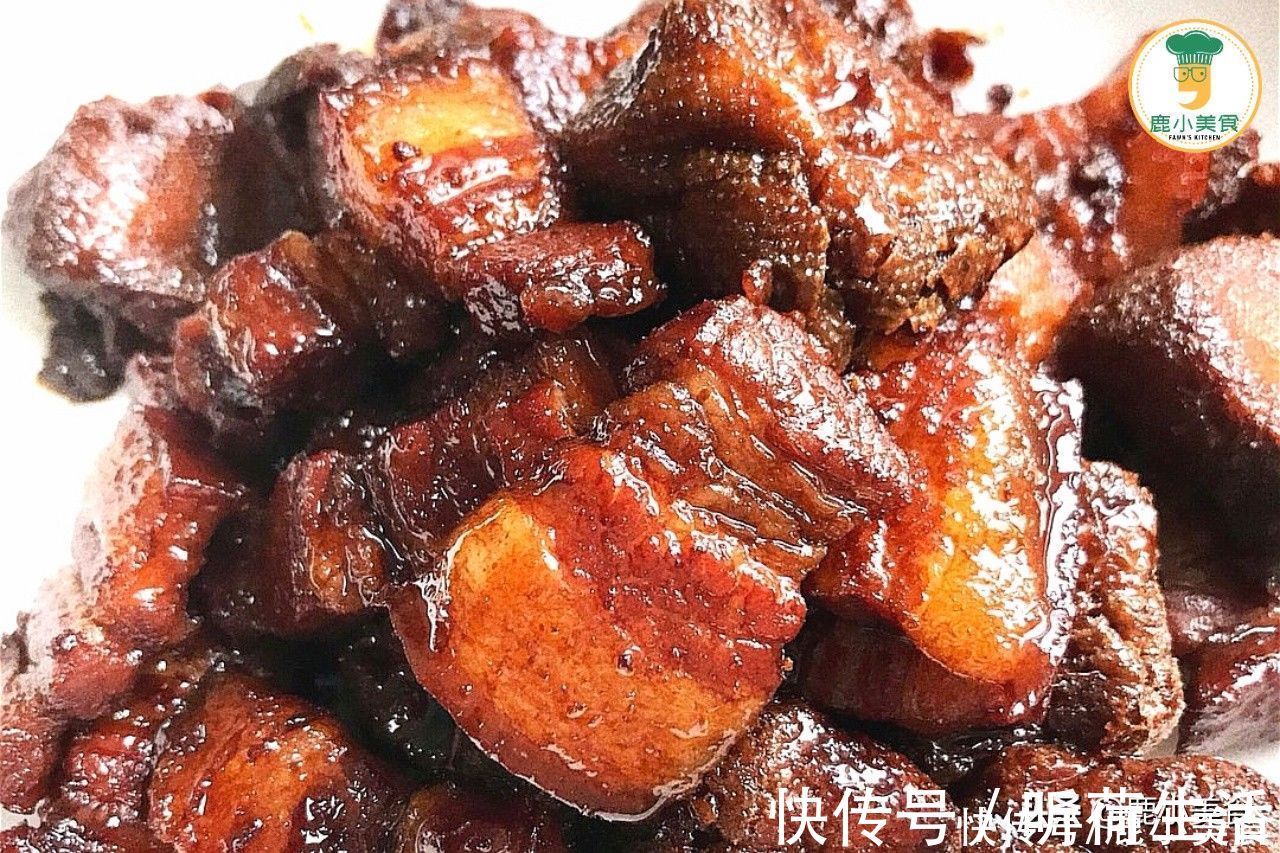 五花|红烧肉柴硬难嚼,原因是五花肉焯水了!掌握3个要点,酥软甘香