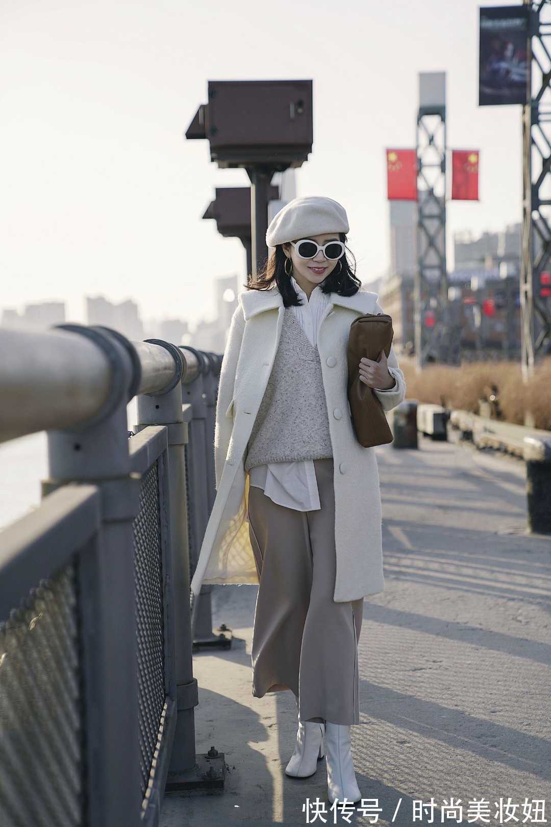 9分裤 “打底裤”已经过时了,今年穿直筒9分裤配短靴,高级保暖显腿长