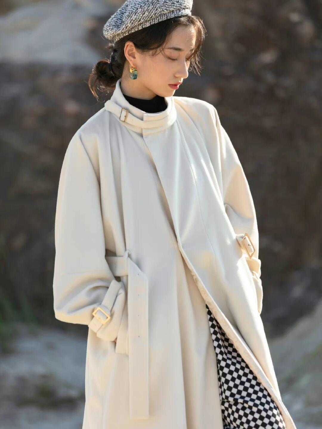 交领|冬季汉元素搭配,日常休闲气质温婉,出街就是最靓的女