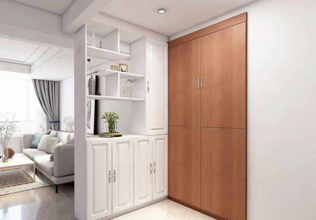 装修|玄关太窄怎么办?老师傅建议这样装修,收纳多还宽敞