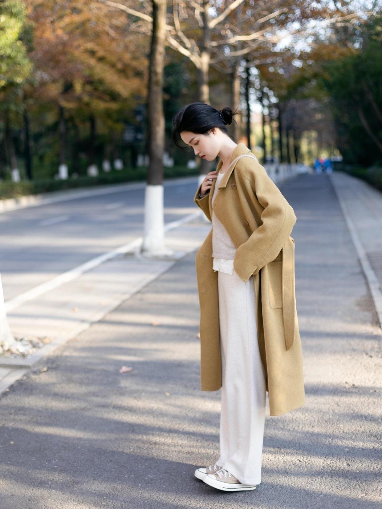 牛角扣|慵懒风大衣你get了吗?减龄又休闲,冬日的宝藏搭配!