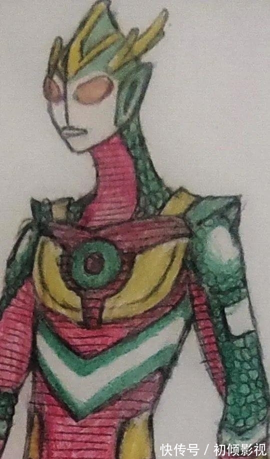 玄武战神|日本有奥特曼,中国有中华超人,网友将两者融合绘制