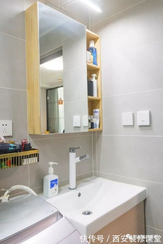 鞋柜|55㎡一室改两室,麻雀虽小五脏俱全