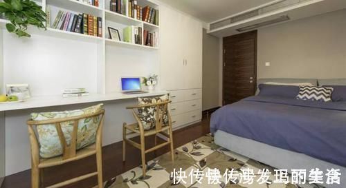 书房|除了榻榻米,书房+客卧这样装,也是实用又漂亮!