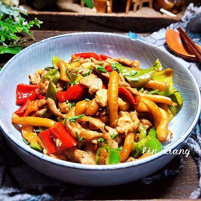 瘦肉|辣椒麻花炒肉片