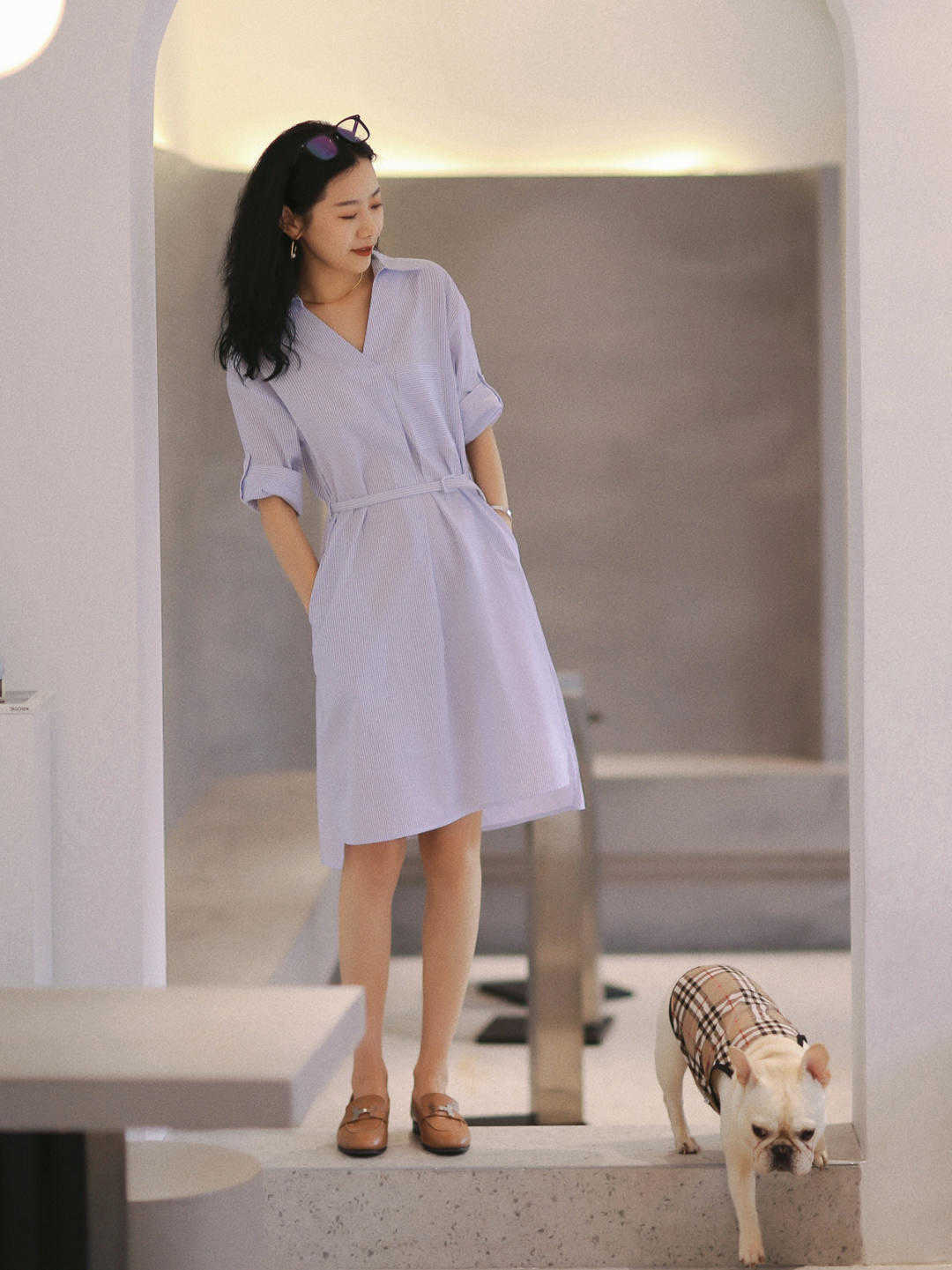 半身裙|粗腿最适合的衣服单品,显瘦还高级,你也可以这样