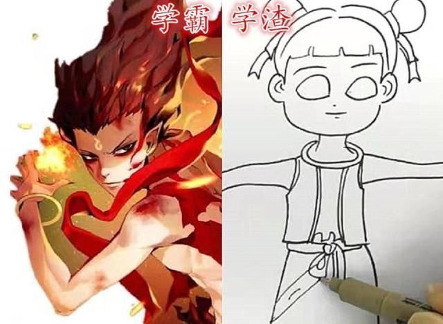 学霸&当学渣美术生画到一半不想画了,画风逐渐跑偏,看完让人笑出眼泪