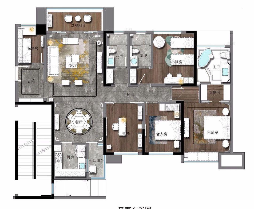 新中式|新中式的创意四居室,尽享中式文化深厚韵味,把美展现到极致