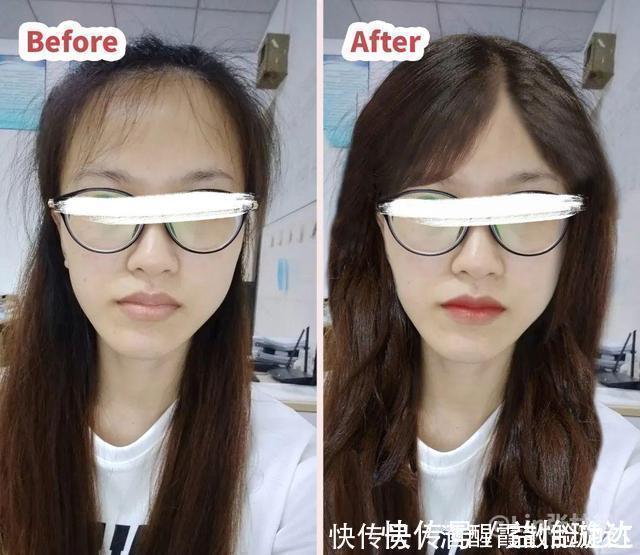 刘海 别再留显脸大的发型了!这2款,照着剪美炸了丨粉丝发型改造