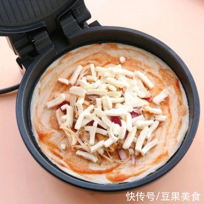 懒人界爆款美食-芝士鸡肉饼