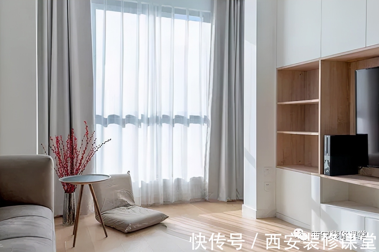 收纳|65㎡一室阳光户型，一人坐拥大客厅